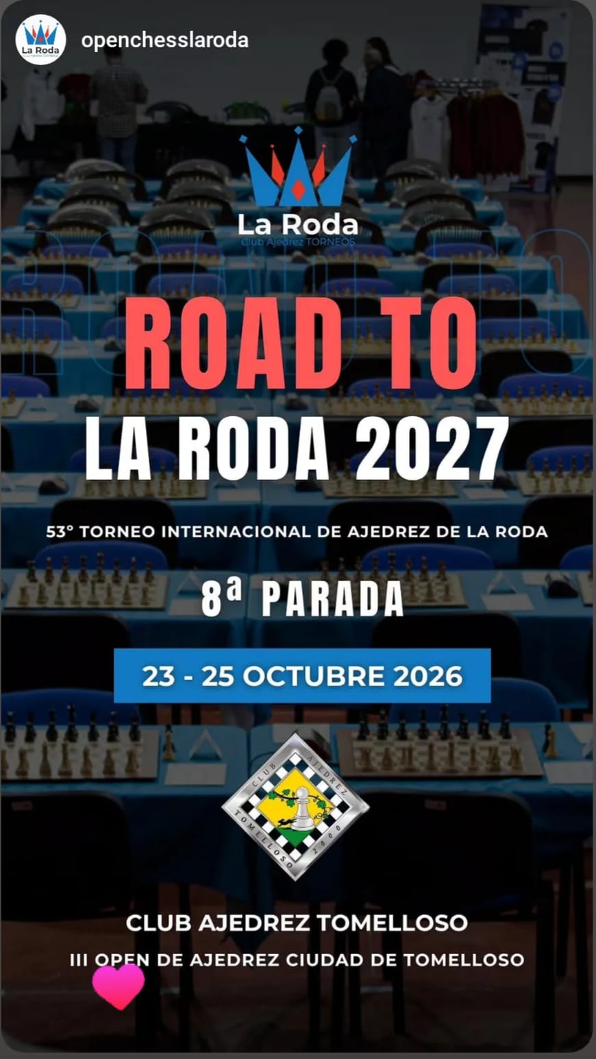 Road to La Roda en el Open Ajedrez Tomelloso