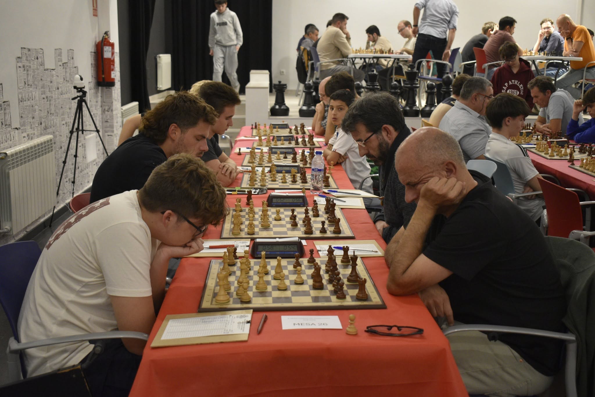 Miguel Angel Lomas en el II Open Ajedrez Tomelloso