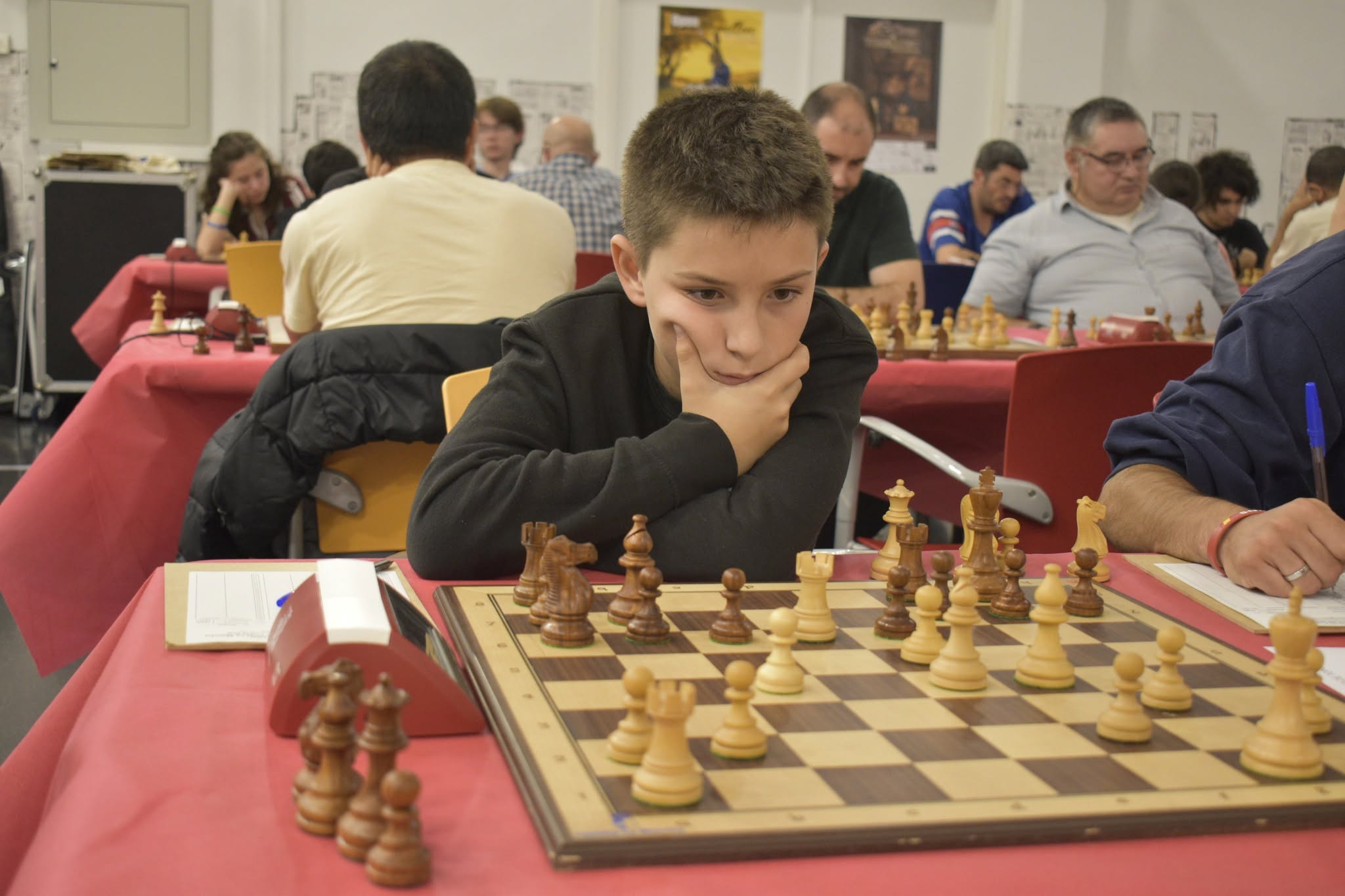 Sebastian en el pasado Open Ajedrez Ciudad de Tomelloso
