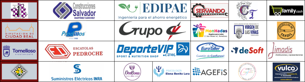 Patrocinadores del III Open Ciudad de Tomelloso
