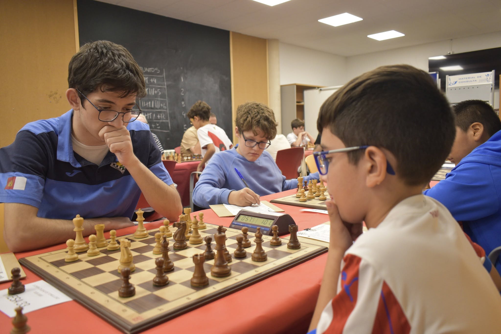 Alonso Navarro en el Open Ajedrez Tomelloso