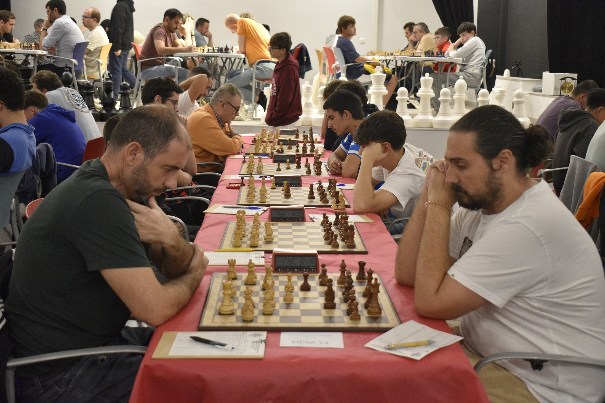 Diego frente a Miguel - Open Ajedrez Tomelloso