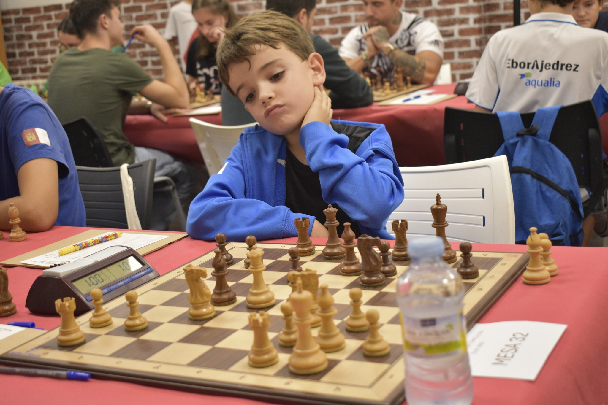 Julian en el Open Ajedrez Tomelloso