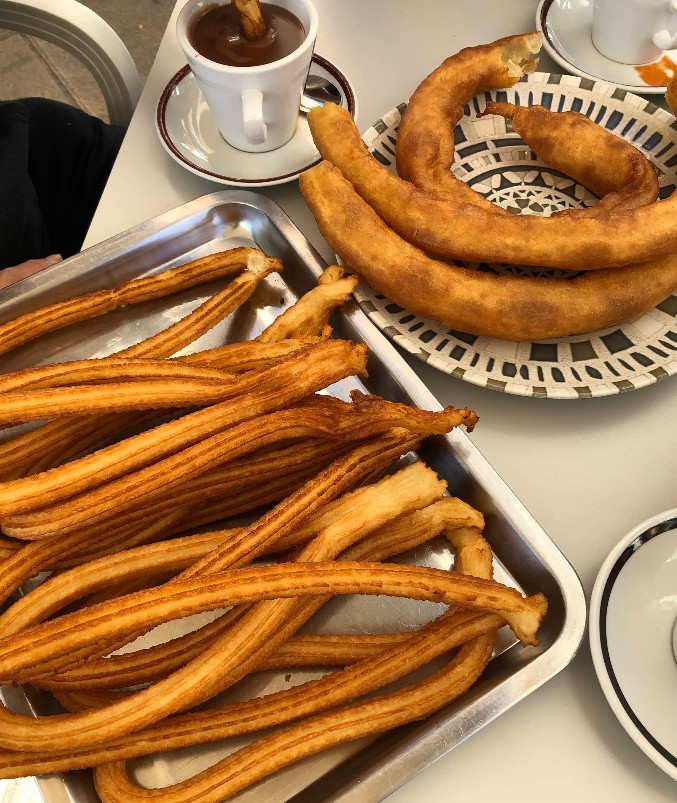 Churros y porras en Tomelloso